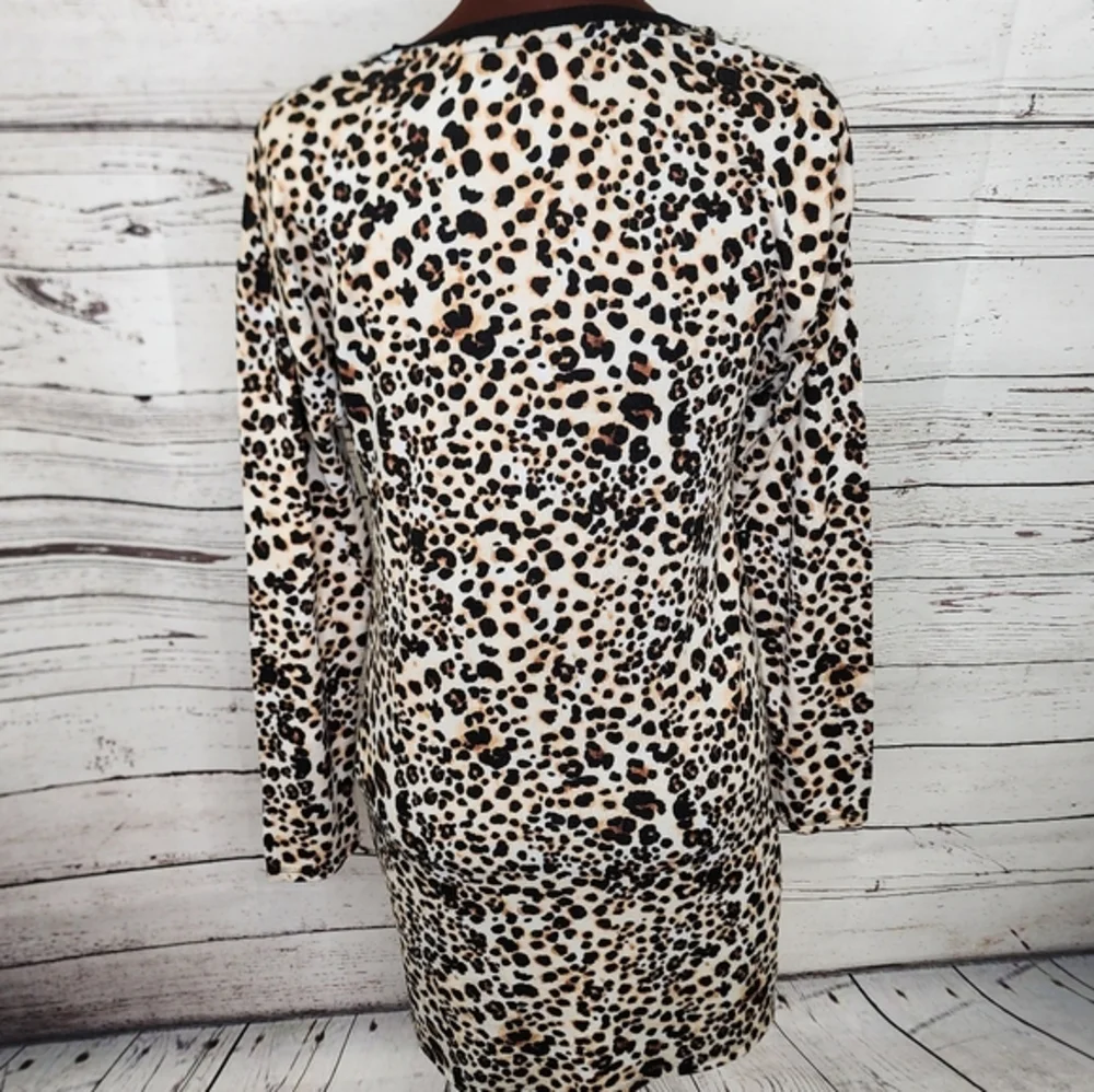 Betsey Johnson Leopard Print Sleep Dress‎ Pajamas